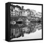 Port Vendres BW-Rita Crane-Framed Stretched Canvas