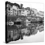 Port Vendres BW-Rita Crane-Stretched Canvas