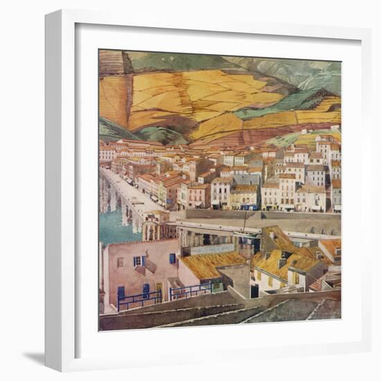 'Port Vendres, La Ville', c1925-Charles Rennie Mackintosh-Framed Giclee Print