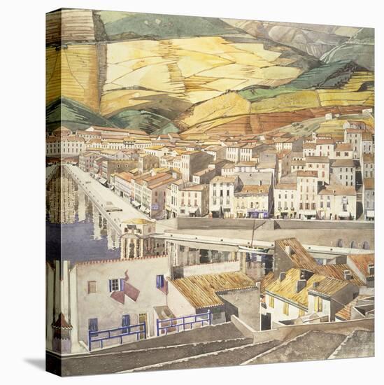 Port Vendres, La Ville-Charles Rennie Mackintosh-Stretched Canvas