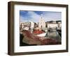 Port Vendres, Seen from the Harbour, Roussillon, France-Guy Thouvenin-Framed Photographic Print