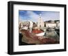 Port Vendres, Seen from the Harbour, Roussillon, France-Guy Thouvenin-Framed Photographic Print