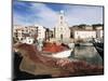 Port Vendres, Seen from the Harbour, Roussillon, France-Guy Thouvenin-Mounted Photographic Print