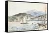 Port Vendres (W/C on Paper)-Johan-Barthold Jongkind-Framed Stretched Canvas