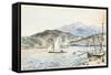 Port Vendres (W/C on Paper)-Johan-Barthold Jongkind-Framed Stretched Canvas