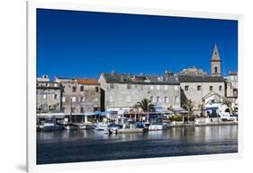 Port View of St-Florent, Le Nebbio, Corsica, France-Walter Bibikow-Framed Photographic Print