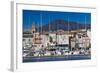 Port View of St-Florent, Le Nebbio, Corsica, France-Walter Bibikow-Framed Photographic Print