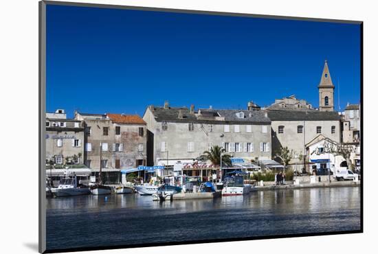 Port View of St-Florent, Le Nebbio, Corsica, France-Walter Bibikow-Mounted Photographic Print