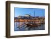 Port Wine Boats on Douro River, Oporto, Portugal-Jim Engelbrecht-Framed Photographic Print