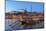 Port Wine Boats on Douro River, Oporto, Portugal-Jim Engelbrecht-Mounted Photographic Print