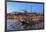 Port Wine Boats on Douro River, Oporto, Portugal-Jim Engelbrecht-Framed Photographic Print