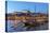 Port Wine Boats on Douro River, Oporto, Portugal-Jim Engelbrecht-Stretched Canvas