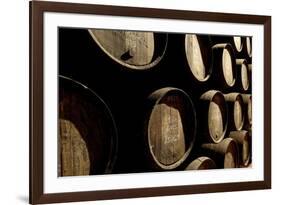 Port Wine Cellar, Vila Nova De Gaia, Oporto, Portugal, Europe-Jean-Pierre De Mann-Framed Photographic Print