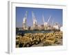 Port, Yokohama, Japan-Adina Tovy-Framed Photographic Print