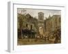 Porta Capuana, Naples. Ca. 1868-Rudolf von Alt-Framed Giclee Print