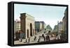 Porta Di Saint-Martin, Paris, France Engraving-null-Framed Stretched Canvas