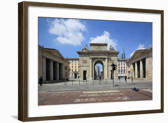 Porta Garibaldi, Milan, Lombardy, Italy, Europe-Vincenzo Lombardo-Framed Photographic Print