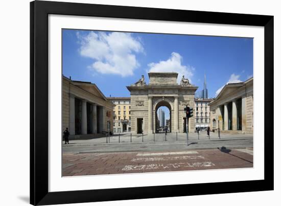 Porta Garibaldi, Milan, Lombardy, Italy, Europe-Vincenzo Lombardo-Framed Photographic Print