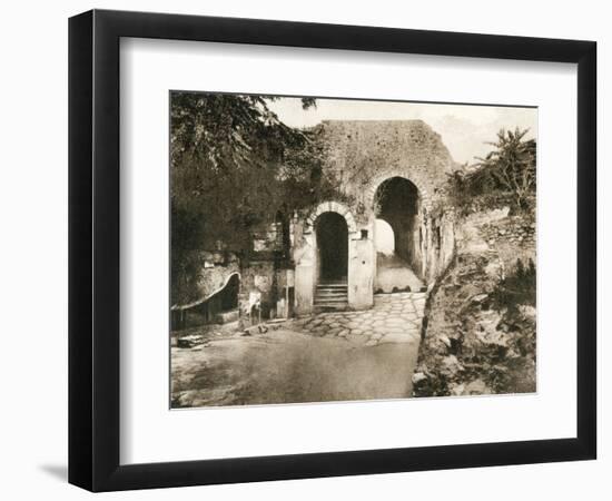 Porta Marina, Pompeii, Italy, C1900s-null-Framed Giclee Print