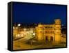 Porta Nigra, Trier, Mosel River Valley, Rheinland-Pfaltz, Germany-Walter Bibikow-Framed Stretched Canvas