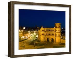 Porta Nigra, Trier, Mosel River Valley, Rheinland-Pfaltz, Germany-Walter Bibikow-Framed Photographic Print