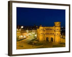 Porta Nigra, Trier, Mosel River Valley, Rheinland-Pfaltz, Germany-Walter Bibikow-Framed Photographic Print