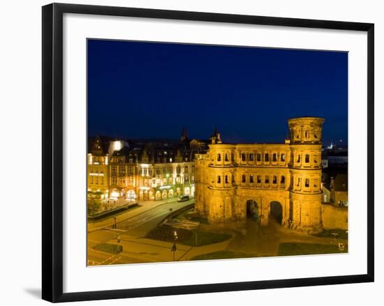 Porta Nigra, Trier, Mosel River Valley, Rheinland-Pfaltz, Germany-Walter Bibikow-Framed Photographic Print