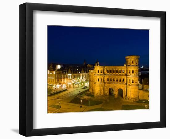 Porta Nigra, Trier, Mosel River Valley, Rheinland-Pfaltz, Germany-Walter Bibikow-Framed Photographic Print