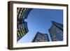 Porta Nuova Business District by Night, Milan, Lombardy, Italy-Stefano Politi Markovina-Framed Photographic Print