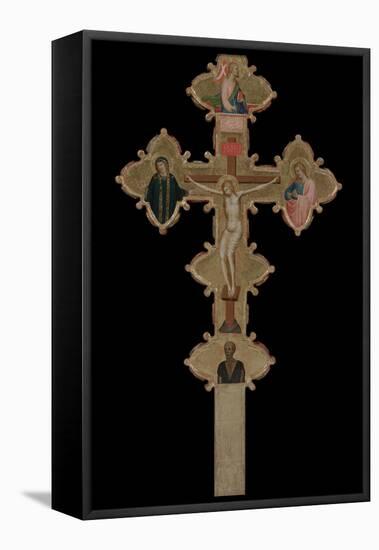 Portable, Double Sided Cross, 1335-1340-Bernardo Daddi-Framed Stretched Canvas