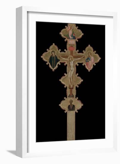 Portable, Double Sided Cross, 1335-1340-Bernardo Daddi-Framed Giclee Print