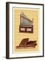 Portable Organ and Bible Regal-null-Framed Art Print