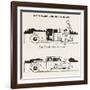 Portable Petrol Pump-William Heath Robinson-Framed Art Print