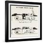 Portable Petrol Pump-William Heath Robinson-Framed Art Print