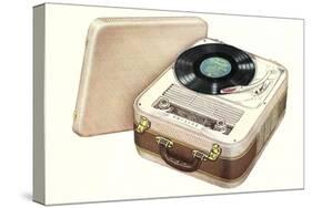 Portable Record Player-null-Stretched Canvas