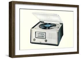 Portable Record Player-null-Framed Art Print