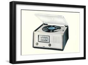 Portable Record Player-null-Framed Art Print