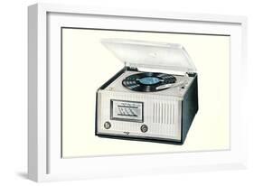 Portable Record Player-null-Framed Art Print