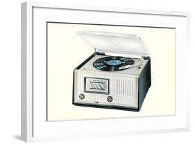 Portable Record Player-null-Framed Art Print