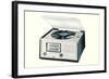 Portable Record Player-null-Framed Art Print