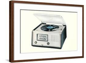 Portable Record Player-null-Framed Art Print