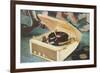 Portable Record Player-Found Image Press-Framed Giclee Print