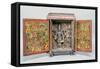 Portable Shrine of Vishnu, Tirupati, South India, C.1900-null-Framed Stretched Canvas