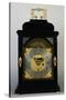 Portable Table Clock known as Bracket Clock, Black Ebony Casing-Daniel Quare-Stretched Canvas