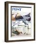 "Portage Glacier" Saturday Evening Post Cover, July 25, 1959-John Clymer-Framed Giclee Print