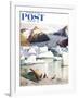 "Portage Glacier" Saturday Evening Post Cover, July 25, 1959-John Clymer-Framed Giclee Print