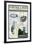 Portage Lakes, Ohio - Nautical Chart-Lantern Press-Framed Art Print