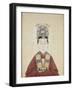 Portait de la dame Zhu, épouse de Lui Wenyao-null-Framed Giclee Print