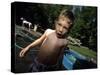 Portait of 4 Year Old Boy, Woodstock, New York, USA-Paul Sutton-Stretched Canvas