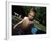 Portait of 4 Year Old Boy, Woodstock, New York, USA-Paul Sutton-Framed Photographic Print